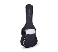 Borsa per chitarra classica Crossrock 4/4 con spallacci imbottiti da 10 mm, colore grigio seta (CRSG106CSG)