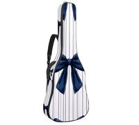 Borsa per chitarra con motivo romantico amore rosso e giallo, senza cuciture, imbottita, con tasche regolabili per tracolla, Multicolore 09, 42.9x16.9x4.7 in, Zaino casual