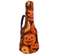 Borsa per chitarra con torta di compleanno color crema con fragole rosse, custodia imbottita per chitarra acustica, zaino con tasche regolabili per tracolla, Multicolore 04, 42.9x16.9x4.7 in, Zaino