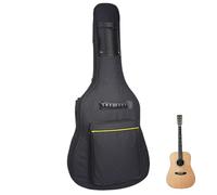 Borsa per chitarra Custodia morbida per chitarra acustica da 41 pollici con 2 tasche grandi Imbottitura spessa 5 mm Borsa resistente all'acqua per acustica classica elettrica e basso
