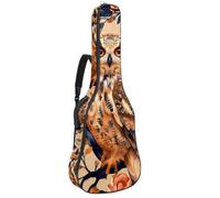 Borsa per chitarra di dimensioni standard, 40 41 42 pollici custodia per chitarra elettrica basso chitarra classica, cielo notturno, pianeti, comete, stelle, costellazioni, Multicolore 09,