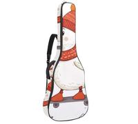 Borsa per chitarra di dimensioni standard, 40 41 42 pollici custodia per chitarra elettrica basso chitarra classica, simpatico cartone animato Capybara divertente animale, Multicolore 09,