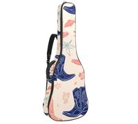 Borsa per chitarra di dimensioni standard, 40 41 42 pollici custodia per chitarra elettrica basso chitarra classica, arte estetica viola farfalle Drak Texture, Multicolore 09, 42.9x16.9x4.7 in, Zaino
