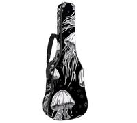 Borsa per chitarra di dimensioni standard, 40 41 42 pollici custodia per chitarra elettrica basso chitarra classica, cielo notturno, pianeti, comete, stelle, costellazioni, Multicolore 05,