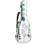 Borsa per chitarra di dimensioni standard, 40 41 42 pollici custodia per chitarra elettrica basso classico, sfondo rosa fragola gelato, Multicolore 10., 42.9x16.9x4.7 in, Zaino casual