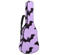 Borsa per chitarra di dimensioni standard, 40 41 42 pollici custodia per chitarra elettrica basso classico, Halloween occhi carini senza cuciture mostri modello, Multicolore 08, 42.9x16.9x4.7 in,