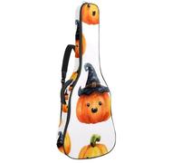 Borsa per chitarra di dimensioni standard, 40 41 42 pollici Custodia per chitarra per basso elettrico chitarra classica, simpatici fantasmi di Halloween, Multicolore 06, 42.9x16.9x4.7 in, Zaino casual