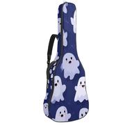 Borsa per chitarra di dimensioni standard, 40 41 42 pollici Custodia per chitarra per basso elettrico chitarra classica, simpatici fantasmi di Halloween, Multicolore 10., 42.9x16.9x4.7 in, Zaino