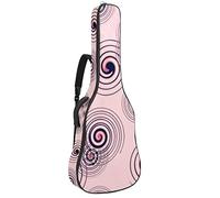 Borsa per chitarra elettrica a forma di CD, impermeabile, con cerniera, morbida, per basso, acustico e classico.