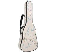 Borsa per chitarra, impermeabile, con cerniera, morbida, per chitarra acustica e classica, con fiori di salice