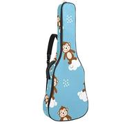 Borsa per chitarra impermeabile con cerniera morbida per chitarra acustica e classica Folk Chitarra elettrica Monkey Somersault Cloud