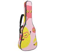 Borsa per chitarra, impermeabile, con cerniera, morbida, per chitarra elettrica, bassi, acustici e classici, carina banana ananas