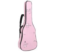 Borsa per chitarra, impermeabile, con cerniera, morbida, per chitarra elettrica, bassi, acustici e classici, Little Fox Fairy
