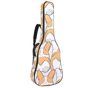 Borsa per chitarra, impermeabile, con cerniera, morbida, per chitarra elettrica, basso, acustica, classica e folk, gallese, Corgi Pembroke