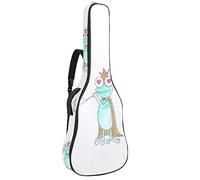 Borsa per chitarra, impermeabile, con cerniera, morbida, per chitarra elettrica, basso, acustica e classica folk, borsa per chitarra elettrica Frog Prince soffiando amore