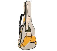 Borsa per chitarra, impermeabile, con cerniera, morbida, per chitarra elettrica, basso, acustica e classica, con archetto