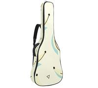 Borsa per chitarra, impermeabile, con cerniera, morbida, per chitarra elettrica, basso, acustica e classica, per banana, matematica