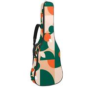 Borsa per chitarra, impermeabile, con cerniera morbida, per chitarra elettrica, basso, acustica e classica, pagliaccio con naso rosso