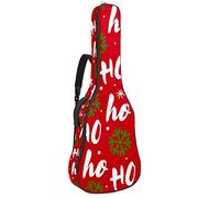 Borsa per chitarra, impermeabile, con cerniera, morbida, per chitarra elettrica, basso, acustica e classica, con fondo rosso