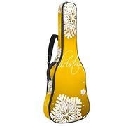 Borsa per chitarra impermeabile con cerniera morbida per chitarra, per chitarra acustica e classica folk Nevicata