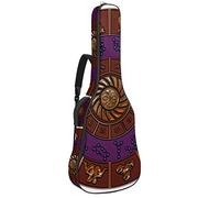 Borsa per chitarra impermeabile con cerniera morbida zaino per chitarra, basso acustico e classico folk chitarra elettrica borsa segno zodiacale Metallizer