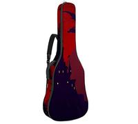 Borsa per chitarra impermeabile con cerniera morbida zaino per chitarra, basso acustico e classico folk chitarra elettrica castello drago