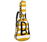 Borsa per chitarra impermeabile con cerniera morbida zaino per chitarra, basso acustico e classico folk chitarra elettrica banda citazione sogno grande