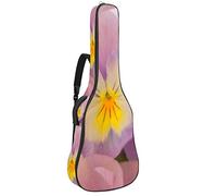 Borsa per chitarra impermeabile con cerniera morbida zaino per chitarra, basso acustico e classico folk chitarra elettrica Bloom Plant Garden