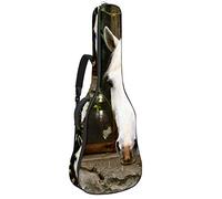 Borsa per chitarra impermeabile con cerniera morbida zaino per chitarra, basso acustico e classico folk chitarra elettrica bella Whitehorse