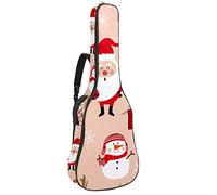 Borsa per chitarra impermeabile con cerniera morbida zaino per chitarra, basso acustico e classico folk chitarra elettrica Jolly Santa