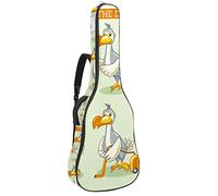 Borsa per chitarra impermeabile con cerniera morbida zaino per chitarra, chitarra acustica e classica folk chitarra elettrica The Dodo Bird Hipster Style