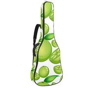 Borsa per chitarra impermeabile con cerniera morbida zaino per chitarra, chitarra acustica e classica folk chitarra elettrica Limes Green Lemon Fruits