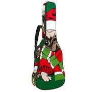 Borsa per chitarra impermeabile con cerniera morbida zaino per chitarra, chitarra acustica e classica folk chitarra elettrica carina cucciolo