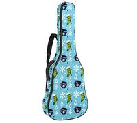 Borsa per chitarra impermeabile con cerniera morbida zaino per chitarra, chitarra acustica e classica folk chitarra elettrica calze tazze