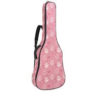 Borsa per chitarra impermeabile con cerniera morbida zaino per chitarra, chitarra acustica e classica folk chitarra elettrica modello Easter-Day-Pattern