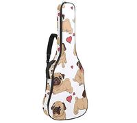 Borsa per chitarra impermeabile con cerniera morbida zaino per chitarra, chitarra acustica e classica folk chitarra elettrica carlini cuccioli cane