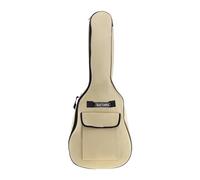 Borsa per chitarra Zaino Borsa per chitarra Gig Bag Doppie cinghie per spartiti per corde per notebook, beige