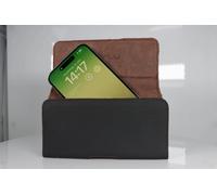 Borsa per cintura di pelle liscia di Honju Horizon | Apple iPhone 14 Plus/14 Pro Max/12/11 Pro Max & XS Max | Nero | Sfuso | 62 NEW