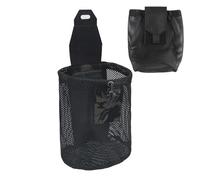 Borsa per cintura multiuso, borsa a rete per riporre attrezzi | borsa a rete per anca organizzativa per ciclismo, viaggi, escursionismo, campeggio, attività all'aperto, Nero , riferimento alla
