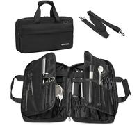 Borsa per coltelli da chef - Custodia per coltelli a 17 scomparti con più tasche | Custodia robusta per il trasporto di coltelli | Borsa da viaggio leggera per coltelli per chef, ristoratori e