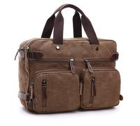Borsa per computer con valigetta da lavoro a tre funzioni in tela casual colore