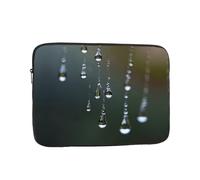 Borsa per computer da 13 pollici con motivo a gocce d'acqua, borsa portatile per computer, adatta per viaggi d'affari e pendolarismo