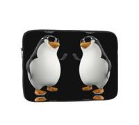 Borsa per computer da 15 pollici con pinguino con occhiali, borsa portatile per computer, adatta per viaggi d'affari e pendolarismo