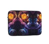 Borsa per computer da 17 pollici con motivo universo spaziale stellato, borsa portatile per computer, adatta per viaggi di lavoro e pendolarismo