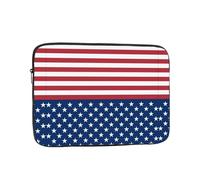 Borsa per computer da 30,5 cm, con motivo a stelle e strisce, adatta per viaggi d'affari e pendolarismo