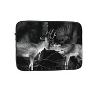 Borsa per computer da 30,5 cm con motivo di coppia di cervi, borsa portatile per computer, adatta per viaggi di lavoro e pendolarismo