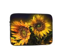 Borsa per computer da 30,5 cm con motivo girasole arancione, borsa portatile per computer, adatta per viaggi d'affari e pendolarismo