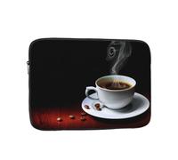 Borsa per computer da 38,1 cm con motivo a chicchi di caffè, borsa portatile per computer, adatta per viaggi d'affari e pendolarismo