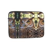 Borsa per computer da 38,1 cm, con motivo a gufo, adatta per viaggi d'affari e pendolarismo