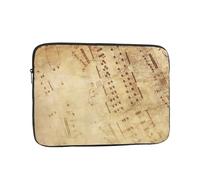 Borsa per computer da 38,1 cm con motivo per spartiti musicali, adatta per viaggi d'affari e pendolarismo